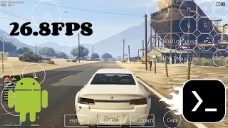 Gta V Android/ Mobox emulator/ Poco f5/ 26.8fps (no root)