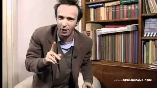 Roberto Benigni interview for Johnny Stecchino (French)