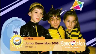 Junior Eurovision 2008 | My Top 15