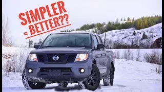 2018 Nissan Frontier SV Midnight Edition 4x4 Test Drive Review