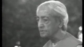 J. Krishnamurti - Madras 1982/83 - Public Talk 4 - Remaining with the challenge of sorrow