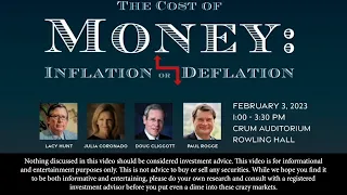 The Cost of Money: Inflation or Deflation Full Presentation