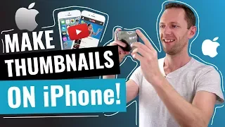 How to Make YouTube Thumbnails on iPhone & iPad!