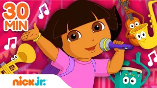 Dora the Explorer | Diversão com Canções para Cantar Junto com Dora e Botas! 🎤🎵 | Nick Jr.