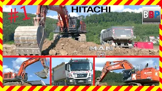 🔥 Hitachi ZX690-6 🔥 & 🚛 MAN Trucks 🚛, Oberkochen, Germany, 16.08.2022. #1