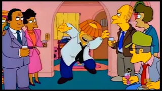 The Simpsons: Homer gets drunk on his own Party [Clip]