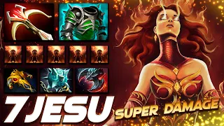 7Jesu Lina Super Fire Damage - Dota 2 Pro Gameplay [Watch & Learn]