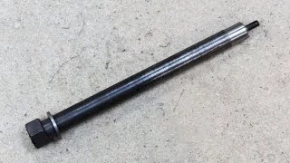 A quick and dirty DIY draw bar for the lathe