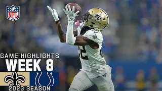 Indianapolis Colts vs. New Orleans Saints Full Game Highlights | NFL Week 8, 2023