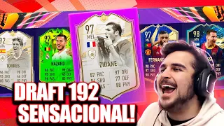 ZIDANE 97 MOMENTS E MESSI 98 TOTS NO TIMAÇO DO DRAFT FIFA 21!!