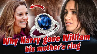 Why Diana's ring went to Kate Middleton and not Meghan Markle