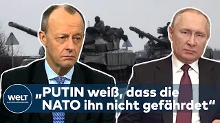 MERZ: „Putin hat vor nichts mehr Angst als vor Demokratie und die schlägt er jetzt blutig nieder“