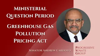 Senator Cardozo asks Minister Guilbeault about the Greenhouse Gas Pollution Pricing Act (EN)