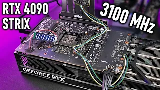 Volt-Modding the RTX 4090 STRIX causes insane Power Increase