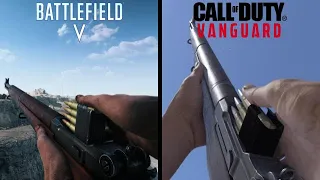 Battlefield V vs COD Vanguard  Weapons Reload Animations