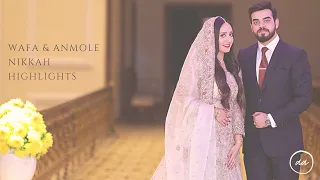 Wafa & Anmole Nikkah Highlights | Nov 2020 |