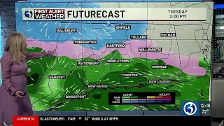 FORECAST: First Alert for light snow, wintry mix Tuesday afternoon