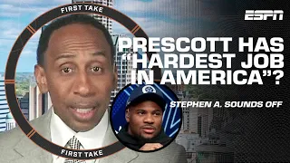 Stephen A. CALLS OUT Micah Parsons for Dak Prescott comments 👀 'I'M COMING TO DALLAS!' | First Take