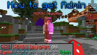 How to get ADMIN on Hypixel for 30 second