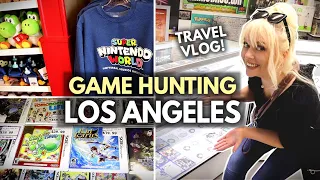 Game Hunting in LOS ANGELES! - Retro video game stores, Super Nintendo World & Universal Studios!
