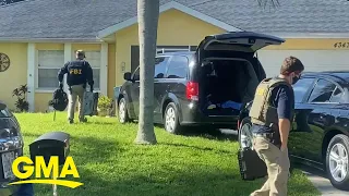 Authorities raid Florida home of Brian Laundrie during manhunt