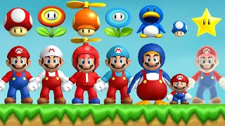 New Super Mario Bros. Wii - All Power-Ups