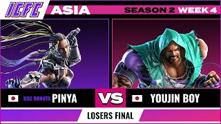 Pinya (Master Raven) vs Youjin Boy (Marduk) ICFC ASIA: Season 2 Week 4 - Losers Final