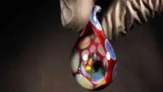 Opal Love----Boro Glass Pendant by Nathan Snyder!