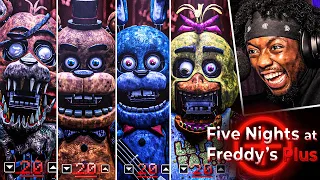 I FINALLY BEAT FNAF PLUS 20/20/20/20 MODE