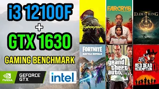 GTX 1630 + i3 12100F | How it performs in Latest Games