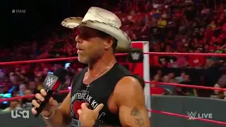 Shawn Michaels Returned & Confronted Tha Undertaker -Wwe raw-(3-9- 2018)