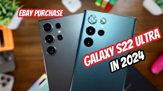 Unboxing Samsung Galaxy S22 ULTRA in 2024 (Ebay purchase)