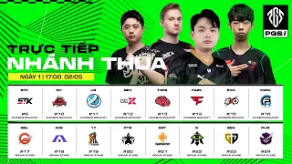 🏆[PGS 1] NHÁNH THUA - NGÀY 1 - 🇨🇳 PERO, GEN, 🇨🇳 NH, FAZE, TWIS, 🇨🇳 17, SUN, 🇹🇭 PLM, LG, GEX, STK,...