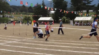 小学校運動会のリレーでアンカーがごぼう抜き