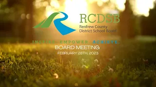 Board Meeting February 28th, 2023