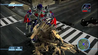 Transformers the game mod Bonecrusher chasing Autobot