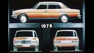 1976 Mercedes-Benz w123 development - design, testing, pre-production