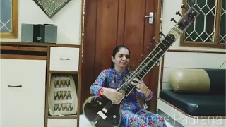 Kishore Kumar Medley | Sitar Cover | Monika Paurana