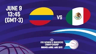 Colombia vs Mexico - Group B - FIBA U16 Women's Americas Championship