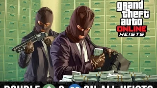 Новости GTA Online. Двойные $ и RP за Ограбления 9/05 -15/05