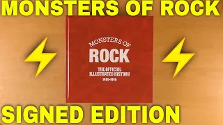 MONSTERS OF ROCK "OFFICIAL ILLUSTRATED HISTORY" BOOK.....CASTLE DONINGTON