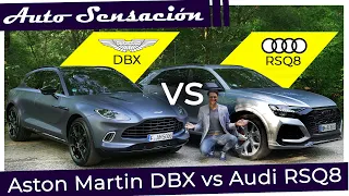 Comparativa Aston Martin DBX 2021 vs Audi RSQ8 2021.