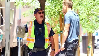 Dropping a Pound of Fake Weed in Front of a Police Officer