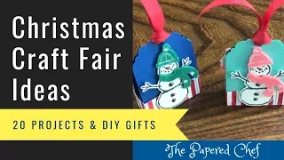 20 Christmas Craft Fair Ideas - Holiday DIY Gifts - 3D Crafts - Stocking Stuffers & More