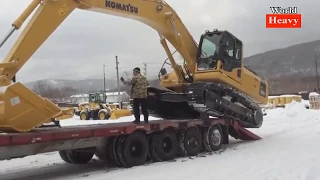 Extreme Heavy Equipment Loading. Fails Compilation #1