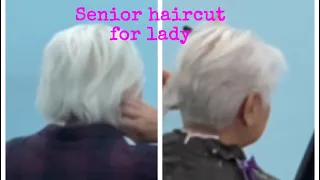 Senior haircut short style April 27