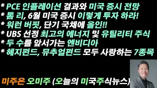 [오늘의 미국주식뉴스]  두 수를 앞서가는 엔비디아 / 톰 리, 6월 미국 증시 이렇게 투자하라 / 워렌버핏 단기국채 올인 / UBS 선정 최고의 에너지 유틸리티 종목