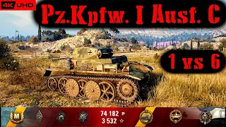 World of Tanks Pz.Kpfw. I Ausf. C Replay - 10 Kills 1.2K DMG(Patch 1.6.1)