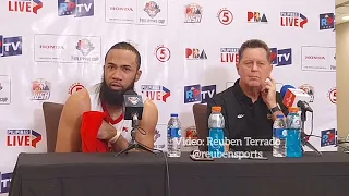 GINEBRA TAKES GAME 1 OVER MERALCO | Postgame press conference | PBA semifinals