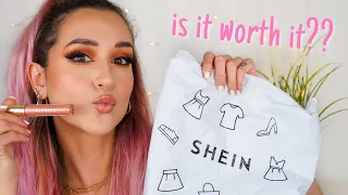 TESTING SHEGLAM. Is SHEIN's makeup any good?? 12 hour wear test!! Hannah Dorman (giftedAD)